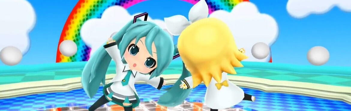 Hatsune Miku and Rin Kagamine